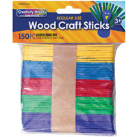 CRAFT STICKS BRIGHT HUES 150/PK