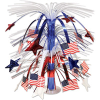 Patriotic Flag Cascade Centerpieces - Set of 6, Perfect for Any Event!