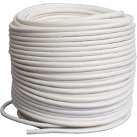 Pepperell Braiding Coiling Cord, 1/2 Inch x 100 feet, White