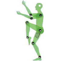 Jack Richeson Human Figure Positioning Template, 6-3/4 in, Green