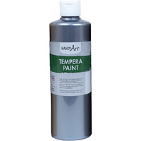 16OZ METALLIC SILVER TEMPERA PAINT