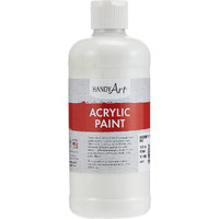 ACRYLIC PAINT 16 OZ BLOCKOUT WHITE