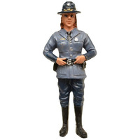 State Trooper Sharon Figure For 1:24 Diecast Model Cars by American Diorama