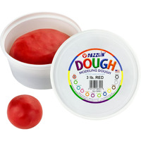 DAZZLIN DOUGH RED 3 LB TUB