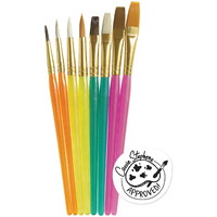 ACRYLIC PAINT BRUSH ASSORTMENT 8PK