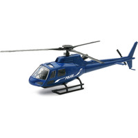 Eurocopter AS350 Helicopter Blue Metallic "Police" "Sky Pilot" Series 1/43 Diecast Model by New Ray