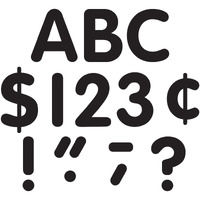 BLACK CLASSIC FONT 4IN LETTERS