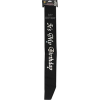 It's My Birthday Sash Black(D0102H5Q7MG.)