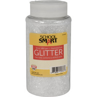 School Smart Craft Glitter, 1 Pound Jar, Diamond