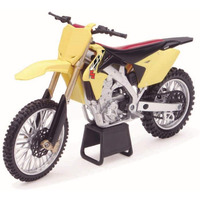 Suzuki RM-Z450 Yellow 1/12 Motorcycle Model by New Ray