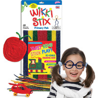 WIKKI STIX PRIMARY COLORS 48CT