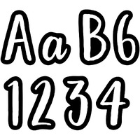 4IN BOLD BRIGHT CLASS CAFE LETTERS