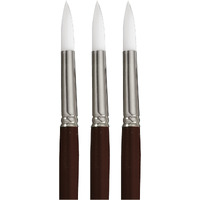 Sax Optimum Round White Taklon Round Paint Brush, Size 12, Pack of 3