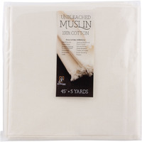 Jack Richeson Unbleached Muslin, 45 Inches x 5 Yards