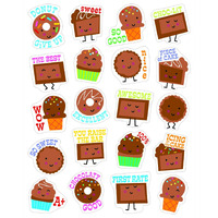 CHOCOLATE STICKERS SCENTED