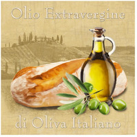 Cucina italiana II-Paper Art-26"x26"