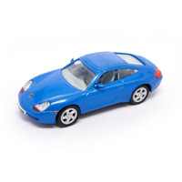 1998 Porsche 911 (996) Carrera Matt Black 1/43 Diecast Model Car by Road Signature