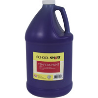 School Smart Tempera Paint, Gallon, Purple