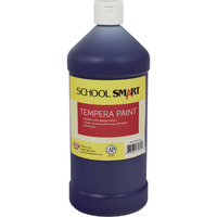 School Smart Tempera Paint, Quart, Purple
