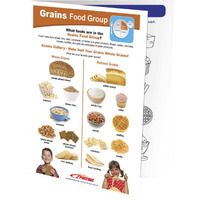 Sportime Grains Food Group Visual Learning Guide, 4 Pages, Grades 1 to 4