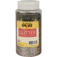 School Smart Craft Glitter, 1 Pound Jar, Multi-Color