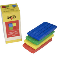 School Smart Modeling Clay, 5 Pounds, Assorted Primary Colors