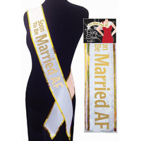 Soon To Be Married AF Bachelorette Party Sash(D0102H50VTU.)