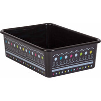 CHALKBOARD BRIGHTS LARGE PLASTC BIN