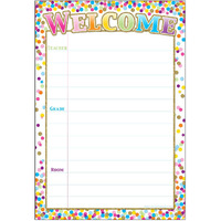 CONFETTI WELCOME 13 X 19 CHART
