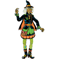 Vintage Halloween Jointed Witch