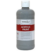 (3 EA) ACRYLIC PAINT 16 OZ GRAY