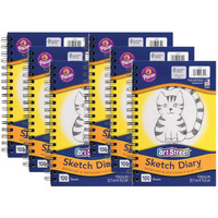 (6 EA) SKETCH BOOK LIGHTWEIGHT