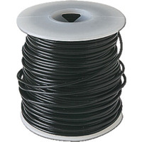 Frey Scientific PVC Coated Hookup Wire - 18 Gauge - Stranded Conductor - Black
