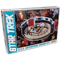 Skill 2 Model Kit U.S.S. Enterprise Command Bridge Set "Star Trek" (1966-1969) TV Show 1/32 Scale Model by AMT