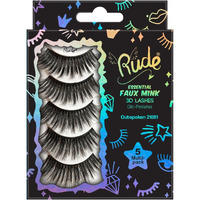 Rude Essential Faux Mink 3D Lashes 5 Multi-Pack(D0102H2cYMV)