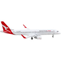Embraer ERJ-190 Commercial Aircraft "QantasLink" White with Red Tail 1/400 Diecast Model Airplane by GeminiJets