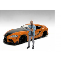 "Car Meet 3" Figurine 6 for 1/24 Scale Models by American Diorama