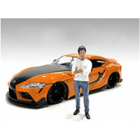 "Car Meet 3" Figurine 8 for 1/24 Scale Models by American Diorama