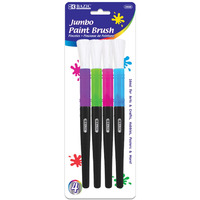 BAZIC Jumbo Kid's Paint Brush Set (4/Pack) / Box Qty - 24