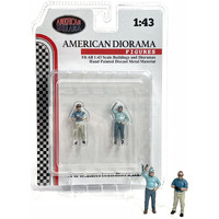 "Racing Legends" 50's Set of 2 Diecast Figures for 1/43 Scale Models by American Diorama