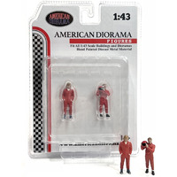 "Racing Legends" 70's Set of 2 Diecast Figures for 1/43 Scale Models by American Diorama