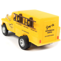 1955 Chevrolet Utility Truck Yellow "Song Co. Refrigeration and Heating" 1/87 (HO) Scale Model by Classic Metal Works