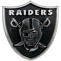 Las Vegas Raiders Auto Emblem - Silver