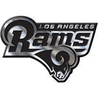 Los Angeles Rams Auto Emblem - Silver