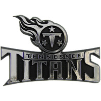 Tennessee Titans Auto Emblem - Silver