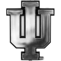 Indiana Hoosiers Auto Emblem - Silver