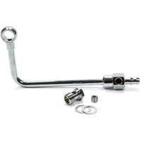 CHROME FUEL LINE & HDWR