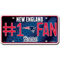 New England Patriots License Plate #1 Fan