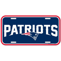 New England Patriots License Plate