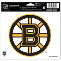 Boston Bruins Decal 5x6 Ultra Color